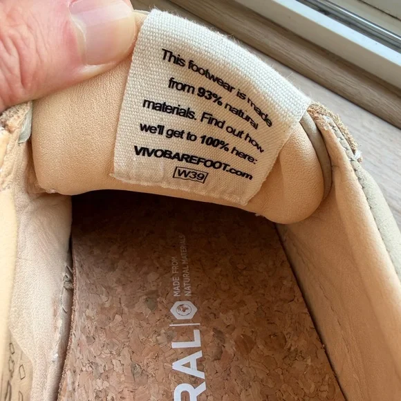 Vivobarefoot Women's Gobi leather Sneakers sand - Picture 5 of 8